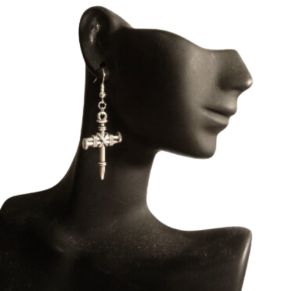 Minimalist Cross Earrings